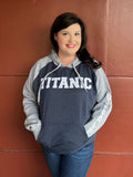 TITANIC 2 TONE HOODIE WITH RAGLAN SLEEVES