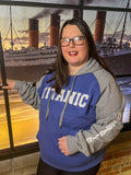 TITANIC 2 TONE HOODIE WITH RAGLAN SLEEVES