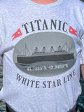 TITANIC OVAL COORDINATES T SHIRT XXL