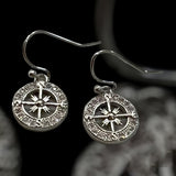 TITANIC SPARKLING COMPASS EARRINGS