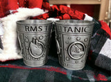 COLLECTABLE TITANIC PEWTER SHOT GLASS