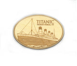 TITANIC MUSEUM ATTRACTION PIGEON FORGE WOODEN MAGNET