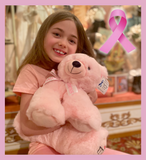 LARGE TITANIC HUGGABLE PINK BEAR CANCER AWARENESS EDITION