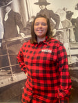 TITANIC PLAID FLANNEL LONG SLEEVE SHIRT