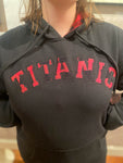 TITANIC BLACK AND PLAID PULLOVER HOODIE