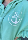 TITANIC ESSENTIAL ANCHOR EMBLEM FULL ZIP HOODIE XXL