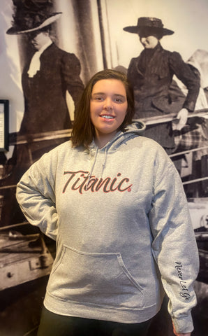 SPARKLING TITANIC NEVER LET GO HOODIE XXL