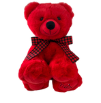 TITANIC MUSEUM HUGGABLE RED CHRISTMAS BEAR 12 INCHES
