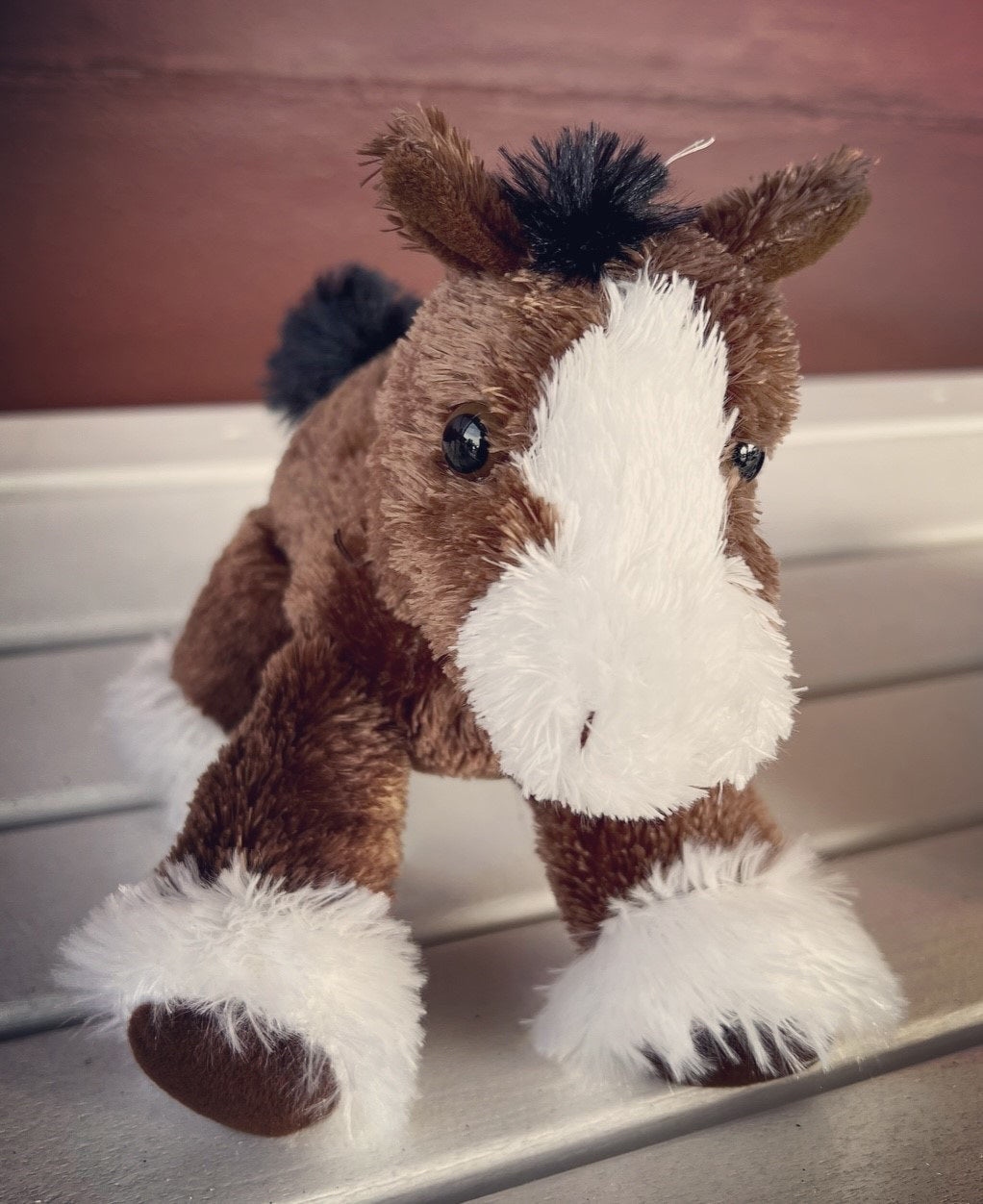 Mini Plush Clydesdale Horse 6 Inch