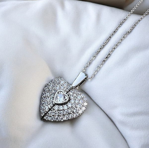 OPENING HEART PAVÉ NECKLACE – Titanic Museum Attraction: Shop The Ship