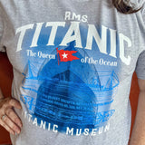 RMS TITANIC BLUEPRINT T SHIRT XXL