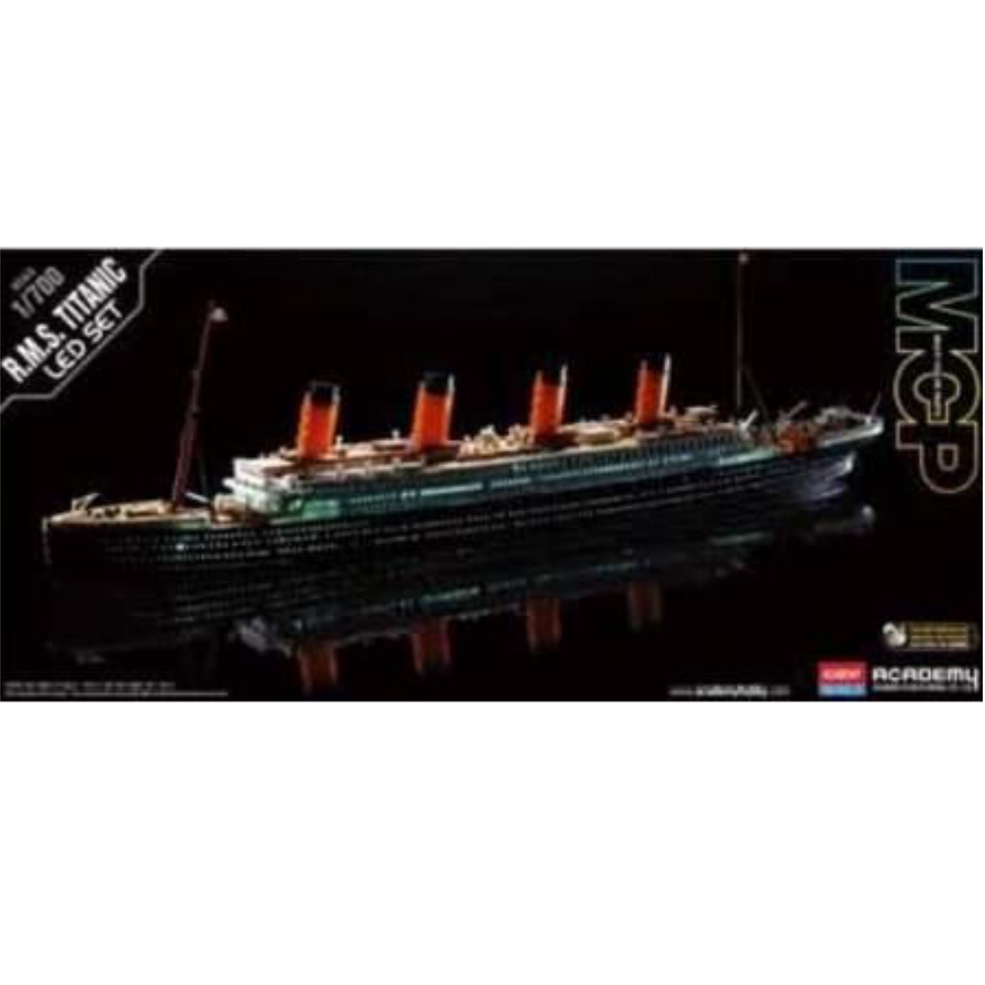 700 Scale Model Titanic 1/700 Scale Model Kit MCP with LED Lights – Shop The Ship