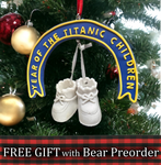 TITANIC YEAR OF THE CHILDREN BANNER ORNAMENT