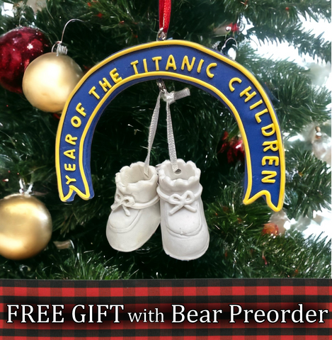 TITANIC YEAR OF THE CHILDREN BANNER ORNAMENT