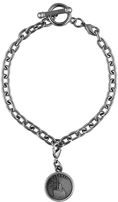 Titanic Pewter Charm Bracelet