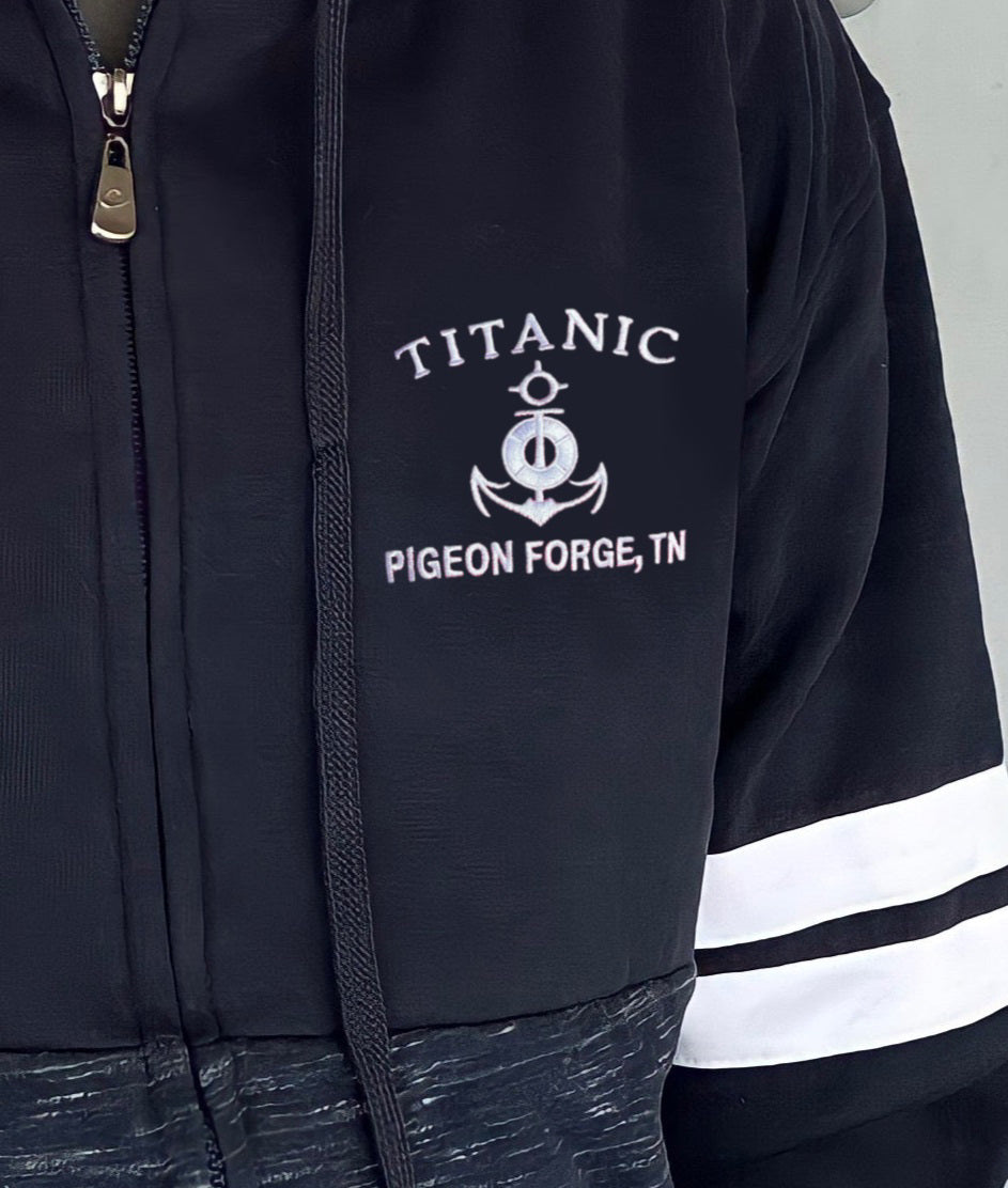 Titanic Full Zip Slub Youth Hoodie - Pigeon Forge, TN