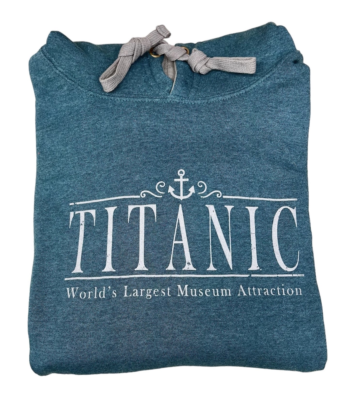 Titanic Museum Attraction Elegant Logo Fleece Hoodie