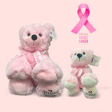 LARGE TITANIC HUGGABLE PINK BEAR CANCER AWARENESS EDITION