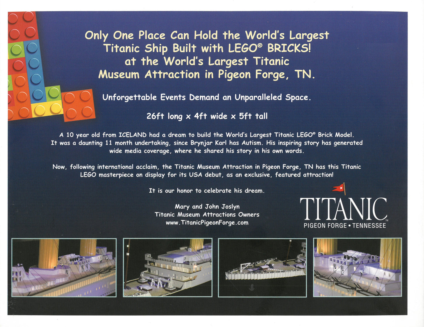 Titanic Lego Boy Book - My Autistic X-Factor