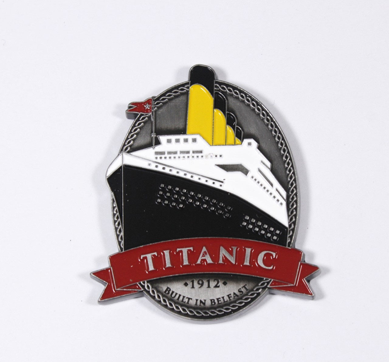 Titanic Built in Belfast Metal Magnet