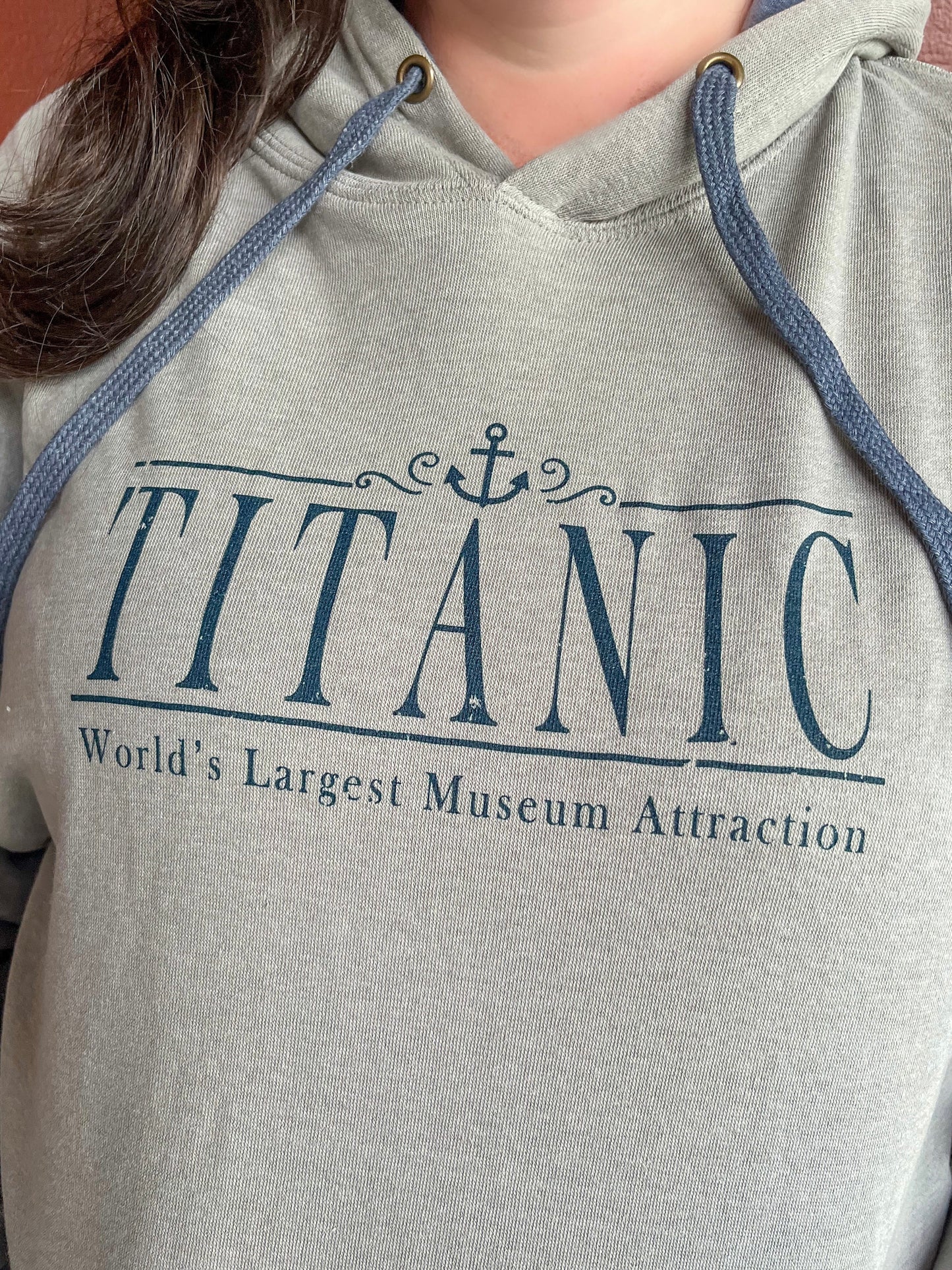 Titanic Museum Attraction Elegant Logo Fleece Hoodie