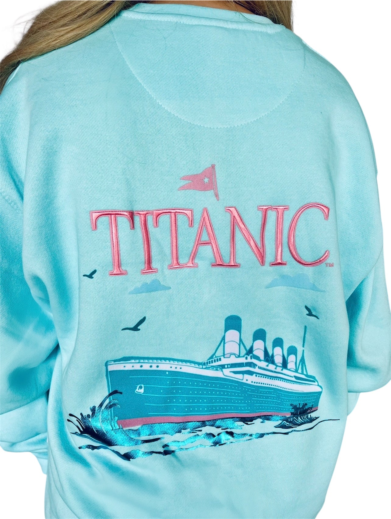 Titanic Chenille Print Fleece Hoodie
