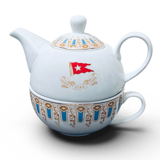 First Class Wisteria Pattern Tea for One