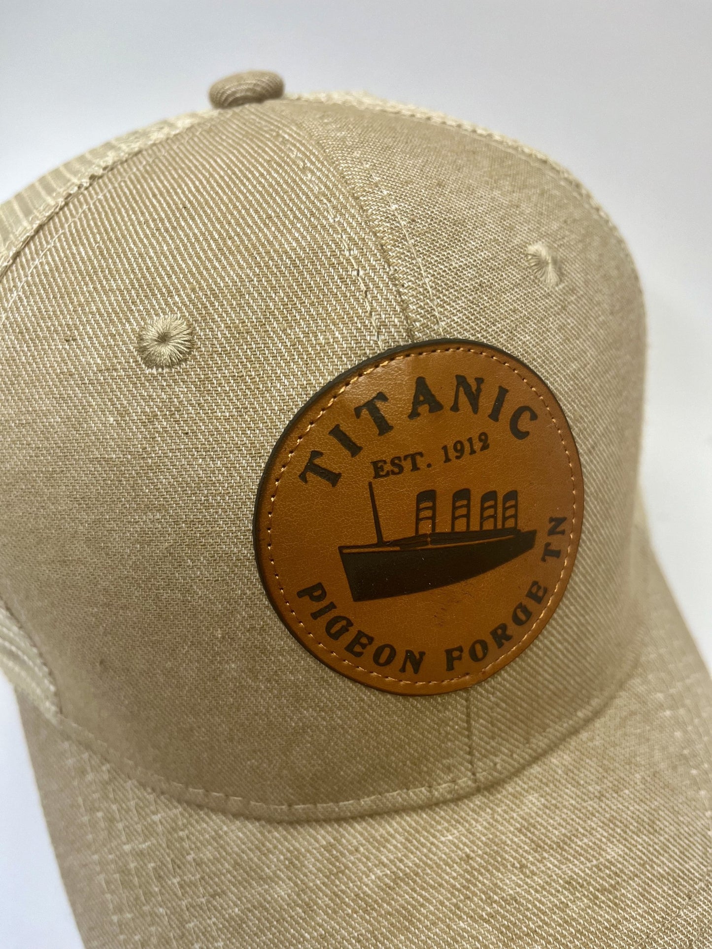 Titanic Tennessee Leather Patch Mesh Snapback Cap