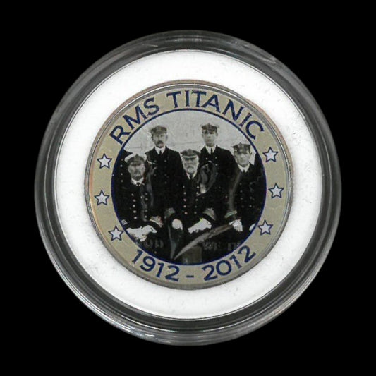 Titanic Collector Coin: JFK Half Dollar with Crew