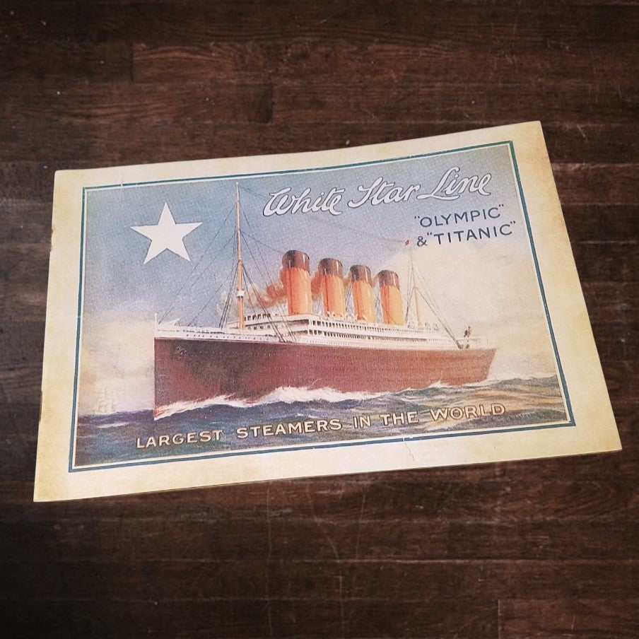 1st and 2nd Class Accommodations Replica Booklet