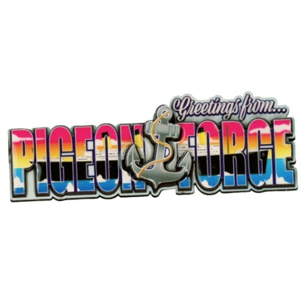 Greetings From Titanic Pigeon Forge Magnet