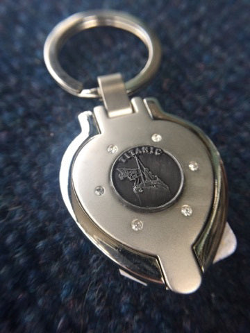 Titanic Heart-Shaped Photo Frame Key Ring
