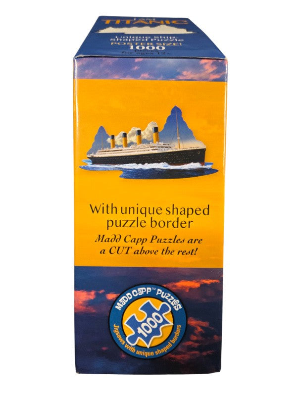 Side of box depicting full image of completed puzzle.