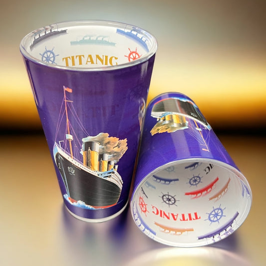 Titanic Full Image Inside and Out Pint Glass