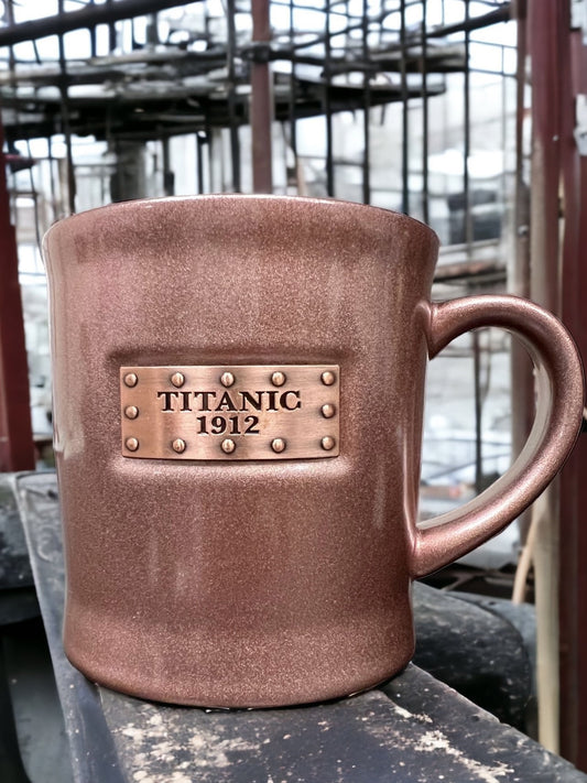 Oversized Titanic Riveted Mug