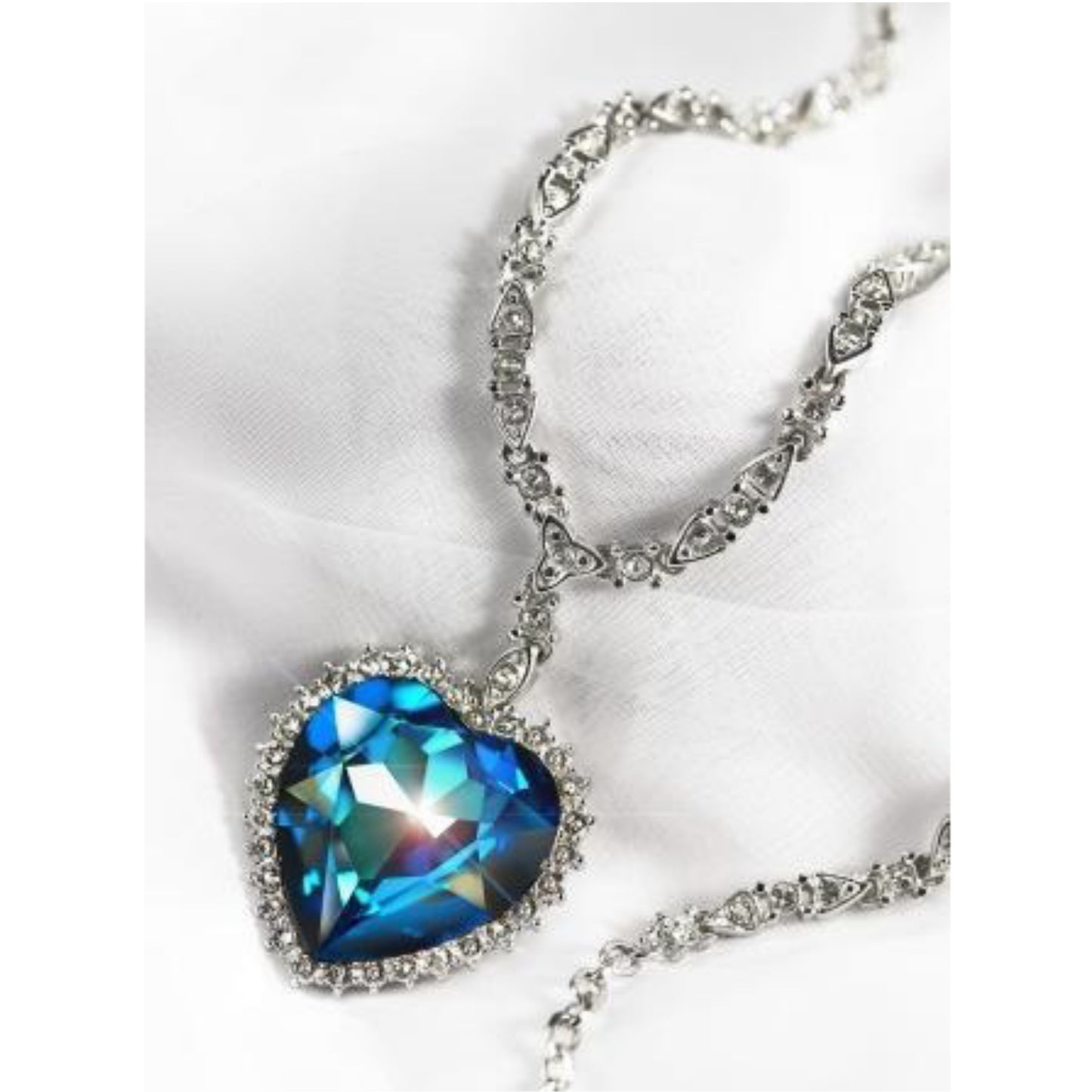 Deluxe Precision Cut Heart Necklace