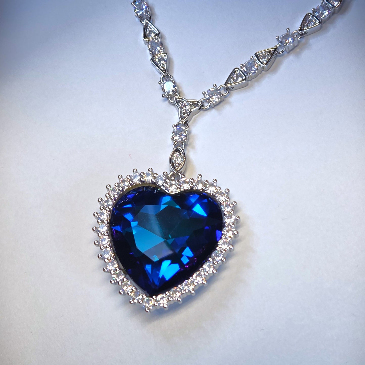Deluxe Precision Cut Heart Necklace