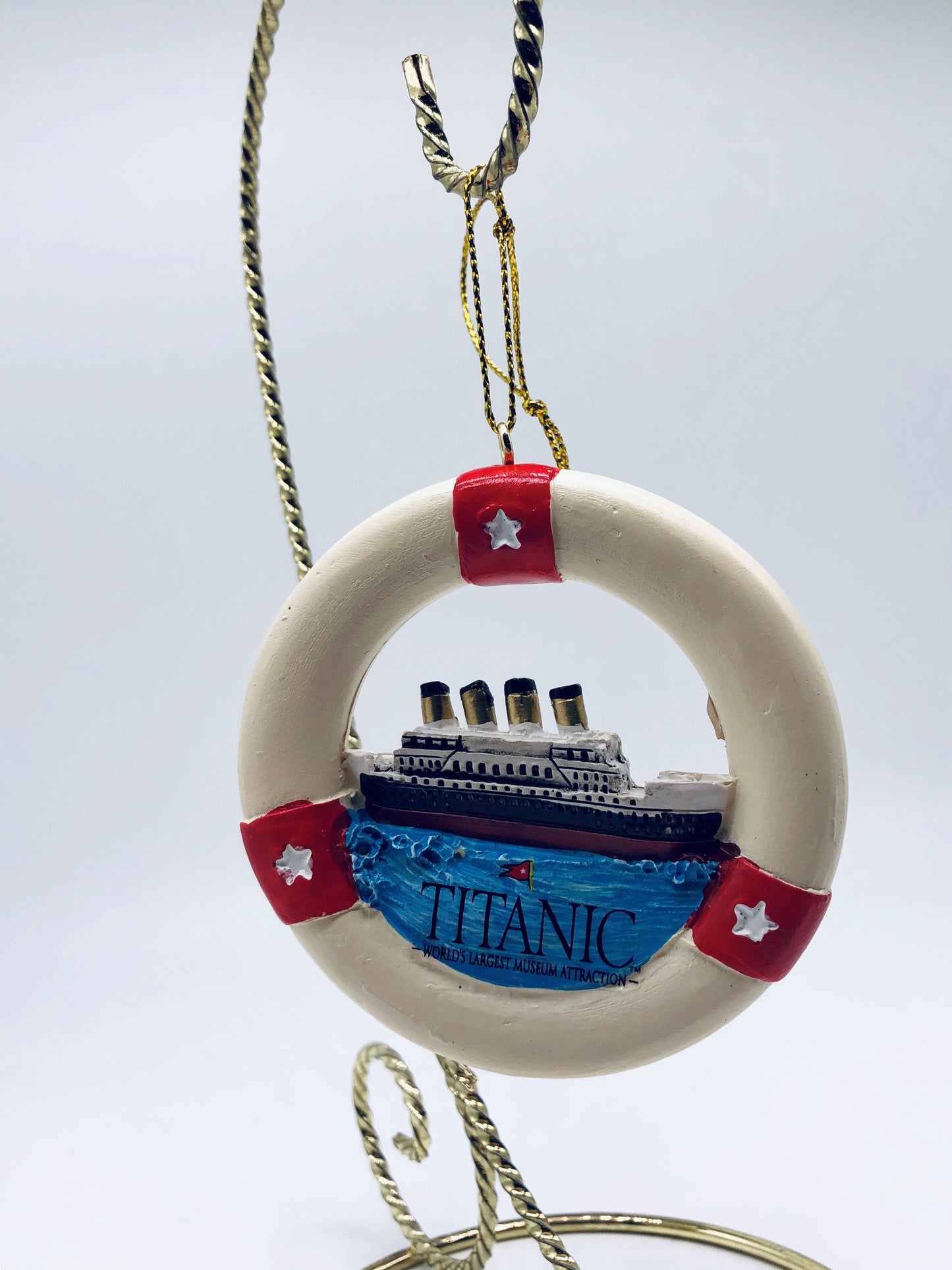 Titanic Life Ring Ornament