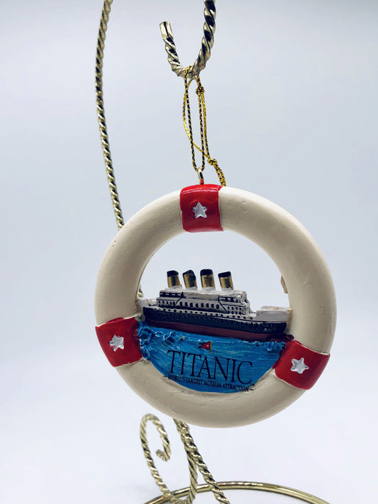 Titanic Life Ring Ornament