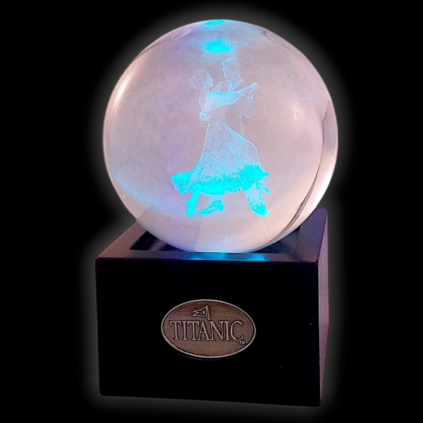 LED Light-Up Crystal Ball Titanic Dancers