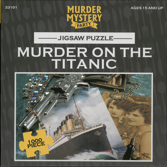 Murder on the Titanic: A Mystery Jigsaw Puzzle 1000 Pieces