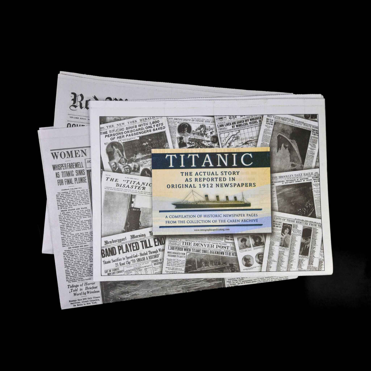 Historic 1912 Titanic Newspaper Replica Compilation