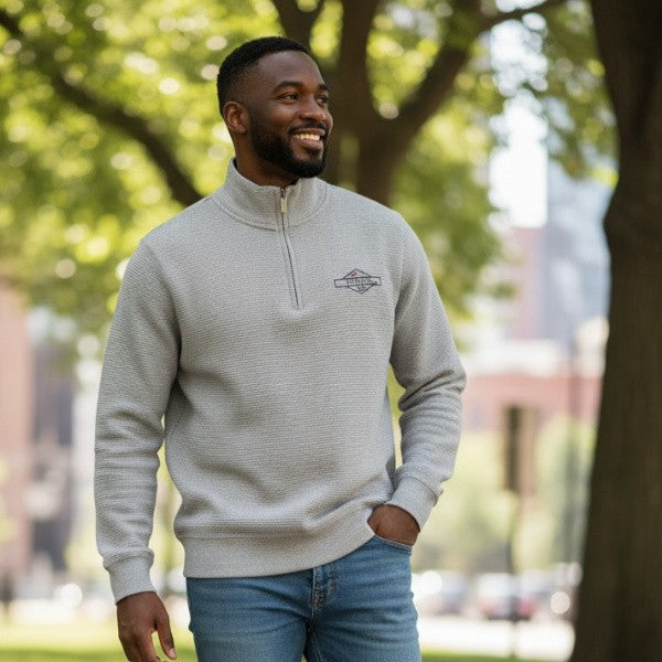 Titanic Quarter Zip Ottoman Sweatshirt