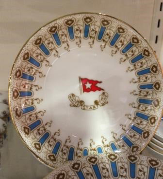 First Class Wisteria Pattern 5 Inch Dessert Plate