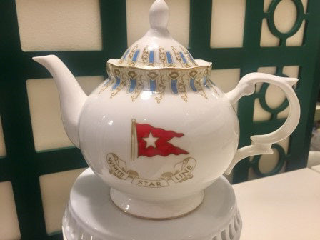 First Class Wisteria Pattern Teapot