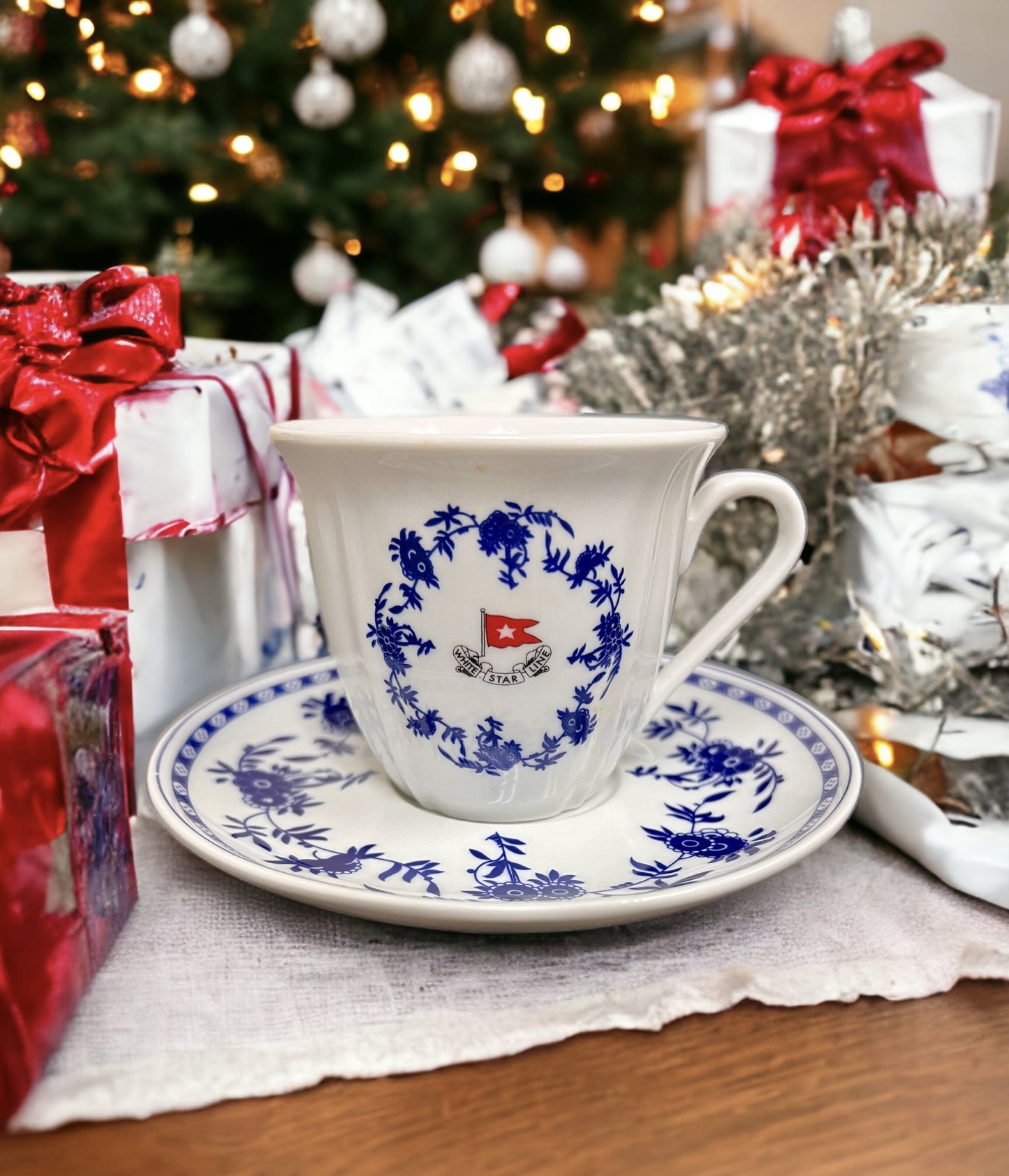 Second Class Blue Delft Cup and Saucer