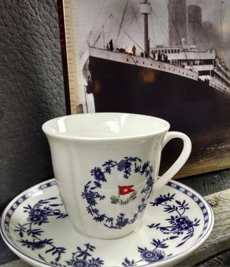 Second Class Blue Delft Cup and Saucer