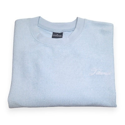 Titanic Embroidered Flat Back Ribbed Crewneck Shirt