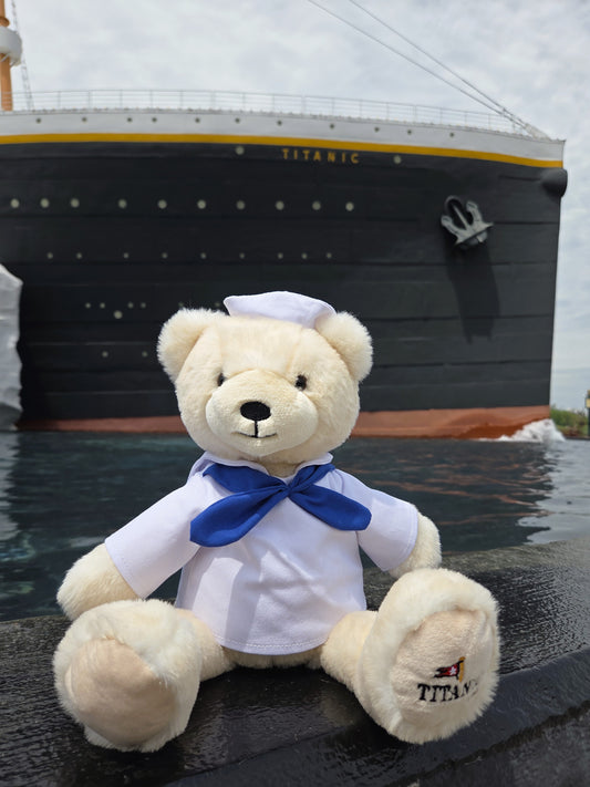 Titanic Sailor Boy Polar Bear Plush 12 Inches