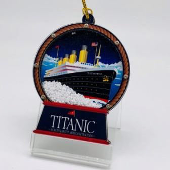 Holiday Sand Filled Titanic Ornament